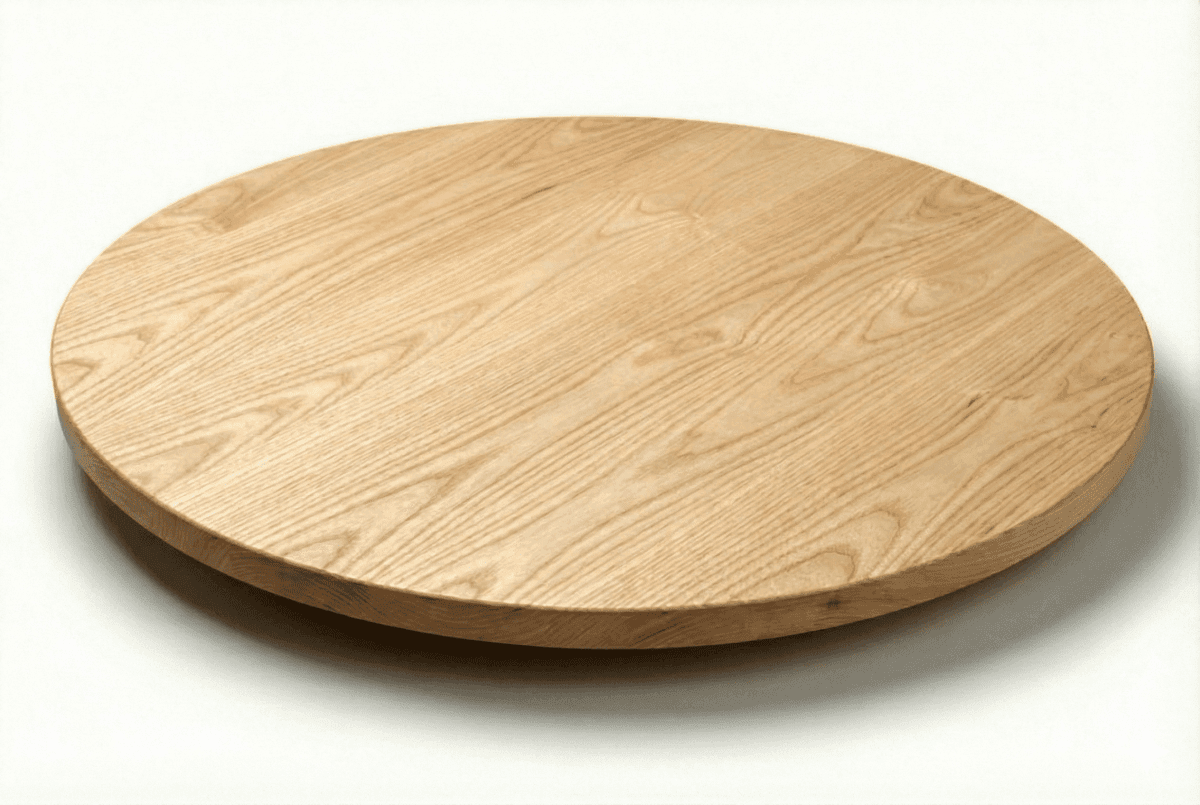 Ash Round Face Grain Wood Tabletops