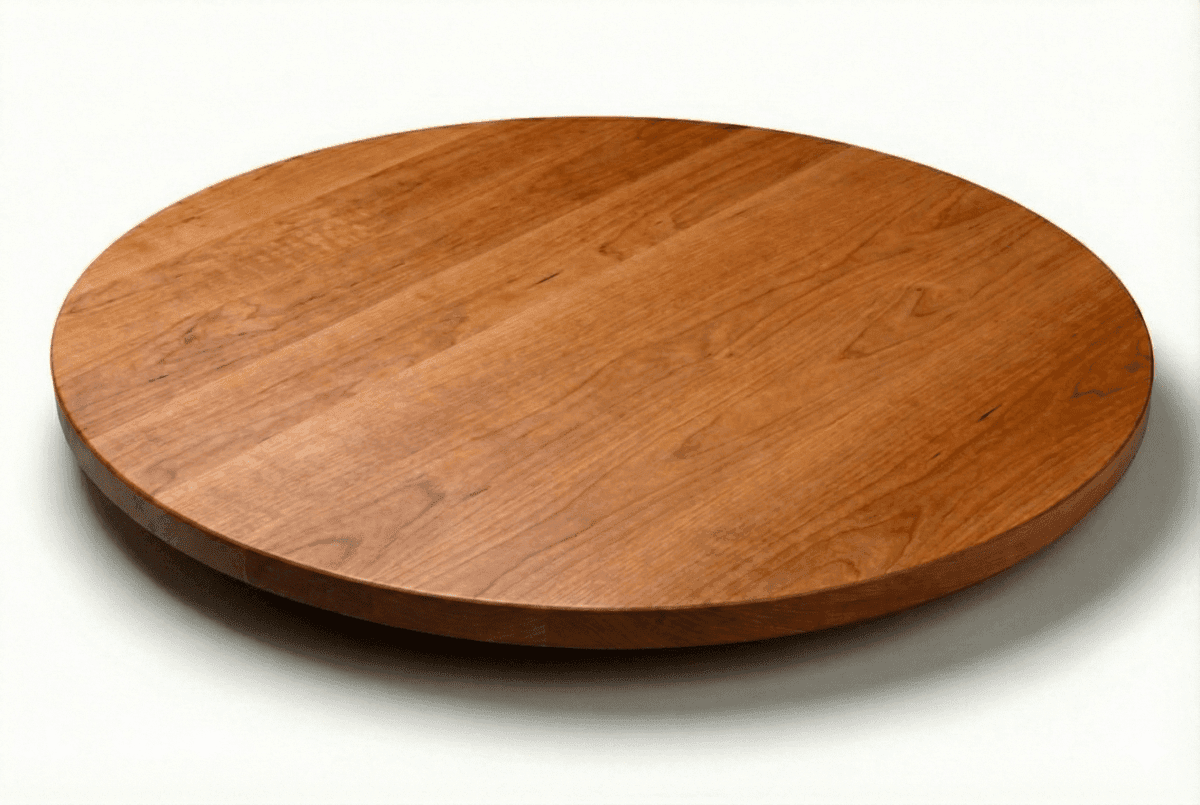 Cherry Round Face Grain Wood Tabletops
