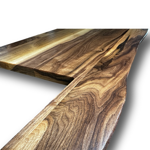 Walnut Live Edge Countertops – Hardtwood Custom Woodworks